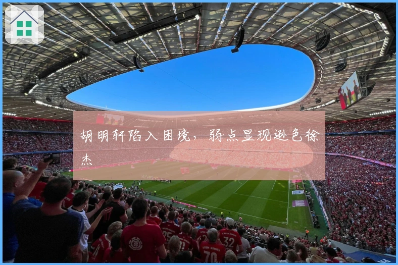 胡明轩陷入困境，弱点显现逊色徐杰