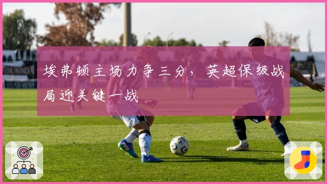 埃弗顿主场力争三分，英超保级战局迎关键一战